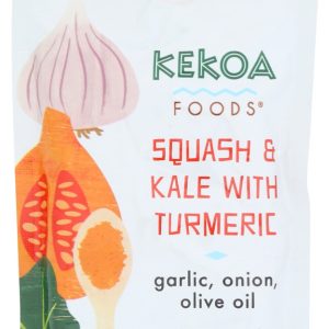 KEKOA: Squash And Kale with Turmeric Squeeze Pouch, 3.5