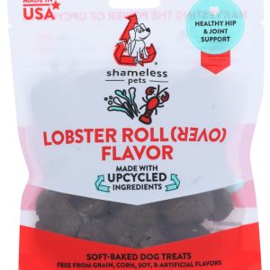 SHAMELESS PETS: Lobster Roll Over Soft Baked Dog Treats, 6 oz