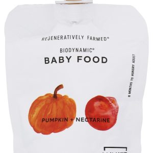 WHITE LEAF PROVISIONS: Baby Food Pumpkin Nectrne, 3.17 oz