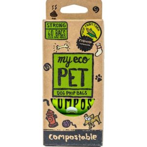 MYECOPET: Compostable Dog Waste Bag 4 Rolls, 4.5 oz