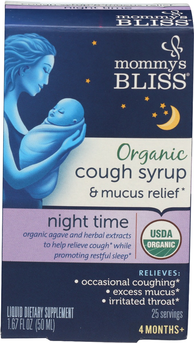 MOMMYS BLISS: Baby Cough Syrup Mucus Nighttme, 1.67 fo