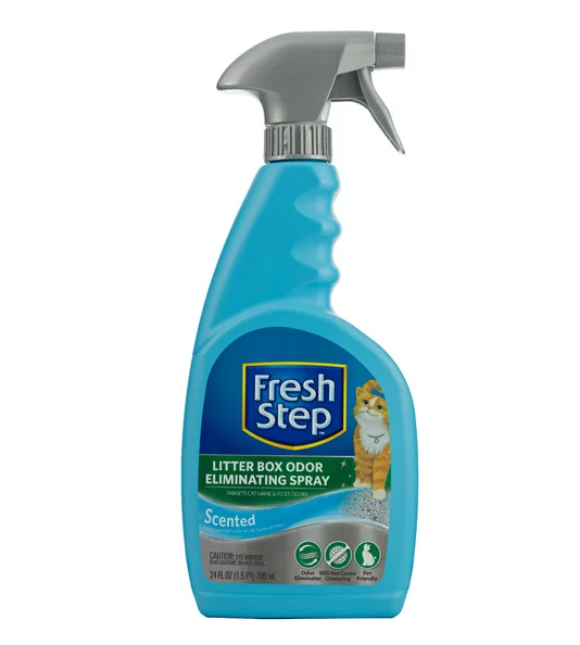 FRESH STEP: Litter Box Odor Eliminating Spray, 24 oz