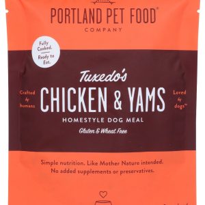 PORTLAND PET FOOD COMPANY: Tuxedos Chicken and Yams Meal Pouch, 9 oz