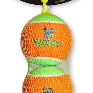 SPUNKY PUP: Squeaky Tennis Balls Medium 3pk, 1 ea