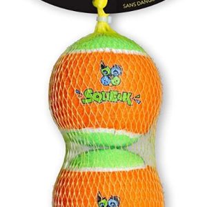 SPUNKY PUP: Squeaky Tennis Balls Small 3pk, 1 ea