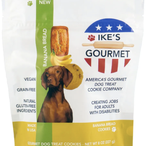 IKE'S GOURMET: Treat Dog Ckie Banana Br, 8 oz