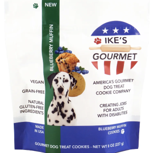 IKE'S GOURMET: Treat Dog Ckie Blbry Mfn, 8 oz