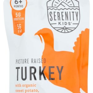 SERENITY KIDS: Free Range Turkey with Organic Sweet Potato Pumpkin and Beet, 3.5 oz