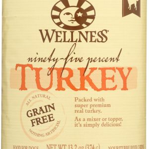 WELLNESS: Ninety Five Percent Turkey Dog Food, 13.2 oz