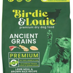 BIRDIE & LOUIE: Lamb Meal and Brown Rice Dry Dog Food, 3.5 lb