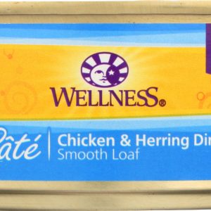 WELLNESS: Complete Health Pate Chicken and Herring Dinner Cat Food, 5.5 oz