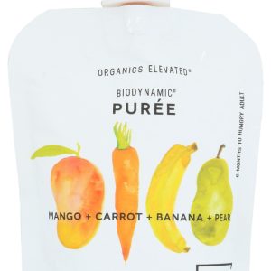 WHITE LEAF PROVISIONS: Baby Food Mango Carrot Banana Pear, 90 gm