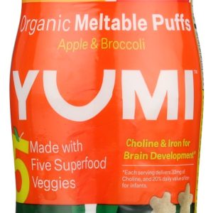 YUMI: Organic Apple and Broccoli Puffs, 1.5 oz