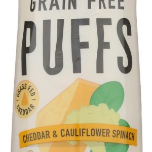SERENITY KIDS: White Cheddar With Cauliflower and Spinach Baby Puffs, 1.5 oz