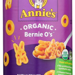 ANNIE'S HOMEGROWN: Organic Bernie O's Pasta in Tomato & Cheese Sauce, 15 Oz