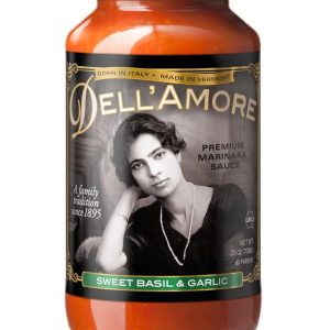 DELL AMORE: Sweet Basil and Garlic Marinara Sauce, 25 oz