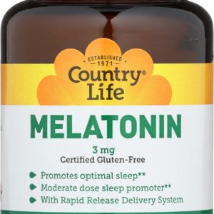 COUNTRY LIFE: Melatonin 3mg, 90 tb