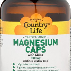 COUNTRY LIFE: Target Mins Magnesium Caps 300mg, 60 vc