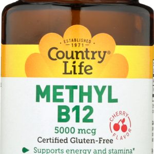 COUNTRY LIFE: Methyl B 12 5000mcg, 60 pc