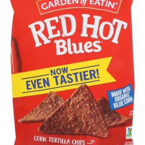 GARDEN OF EATIN: Red Hot Blues Tortilla Chips, 16 oz
