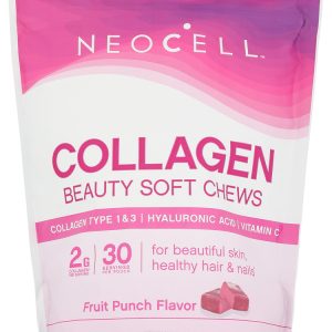 NEOCELL: Beauty Bursts Gourmet Collagen Soft Chews Super Fruit Punch, 60 pc