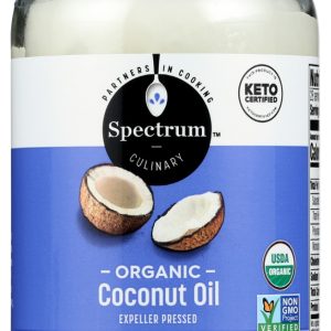 SPECTRUM NATURALS: Organic Refined Coconut Oil, 14 oz