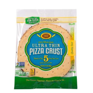 GOLDEN HOME: 100% Whole Grain Ultra Thin Pizza Crust 7-Inch, 8.75 oz