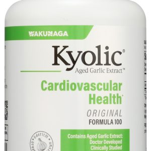 KYOLIC: Formula 100 Cardiovascular Aged Garlic Extract Original Formula, 300 Capsules