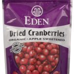 EDEN FOODS: Organic Dried Cranberries Apple Sweetened, 4 oz