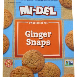 MI-DEL: Cookies Gluten Free Ginger Snaps, 8 oz