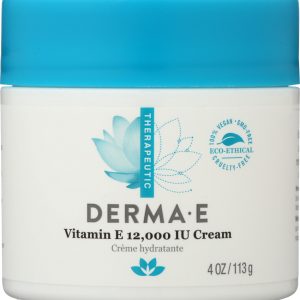 DERMA E: Vitamin E 12000 IU Cream, 4 oz