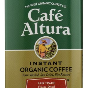 CAFE ALTURA: Organic Freeze Dried Instant Coffee, 3.5 oz