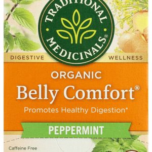 TRADITIONAL MEDICINALS: Organic Eater's Digest Peppermint Tea 16 Tea Bags, 0.99 oz