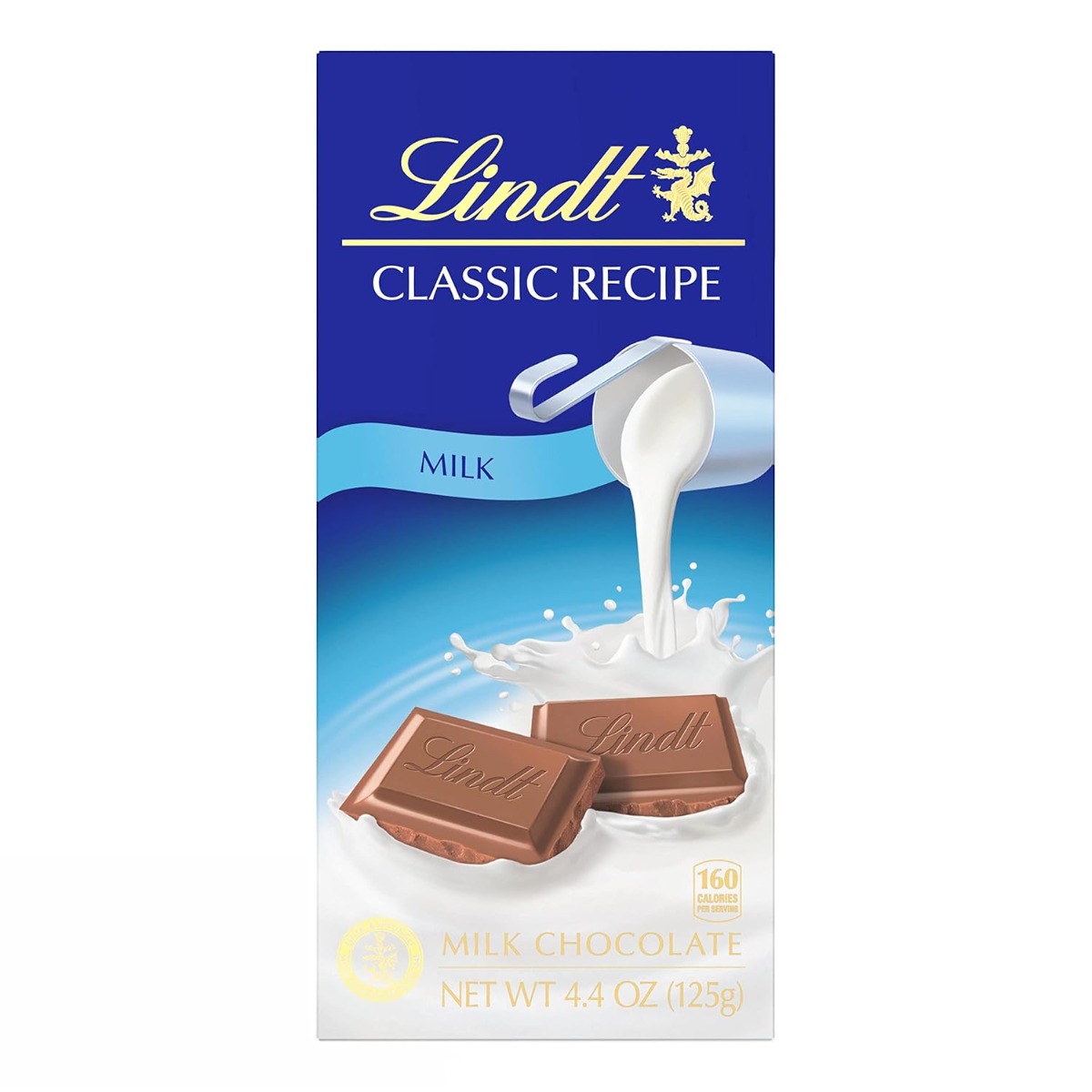 LINDT: Classic Recipe Milk Chocolate Bar, 4.4 Ooz