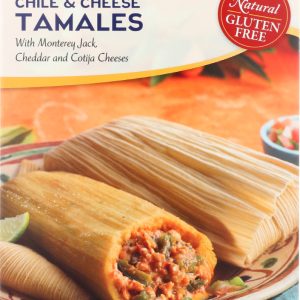 CEDARLANE: Gluten Free Tamales Chile & Cheese, 10 oz