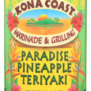 KONA COAST: Marinade & Grilling Sauce Paradise Pineapple Teriyaki, 15 oz