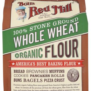 BOB'S RED MILL: 100% Stone Ground Whole Wheat Organic Flour, 5 lb