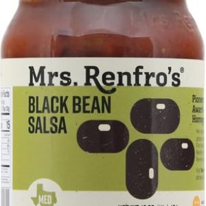 MRS. RENFRO'S: Salsa Black Bean Medium, 16 Oz
