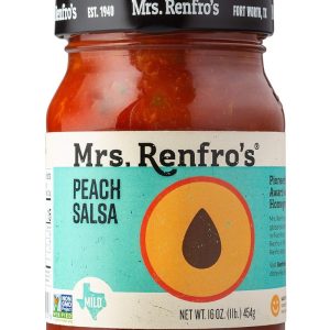 MRS. RENFRO'S: Mild Peach Salsa, 16 oz
