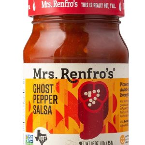 MRS. RENFRO'S GOURMET: Ghost Pepper Salsa Scary Hot, 16 oz