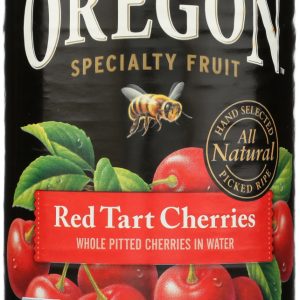 OREGON: Red Tart Cherries In Water, 14.5 oz
