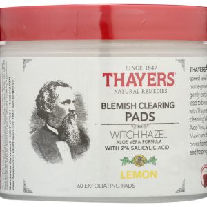 THAYER: Blemish Clearing Salicylic Acid Acne Treatment Pads, 60 pc