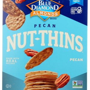 BLUE DIAMOND: Pecan Nut-Thins Nut & Rice Cracker Snacks, 4.25 oz