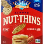 BLUE DIAMOND: Natural Almond Nut-Thins Cracker Snacks Smokehouse, 4.25 oz