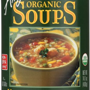 AMY'S: Organic Low Fat Vegetable Barley Soup, 14.1 oz