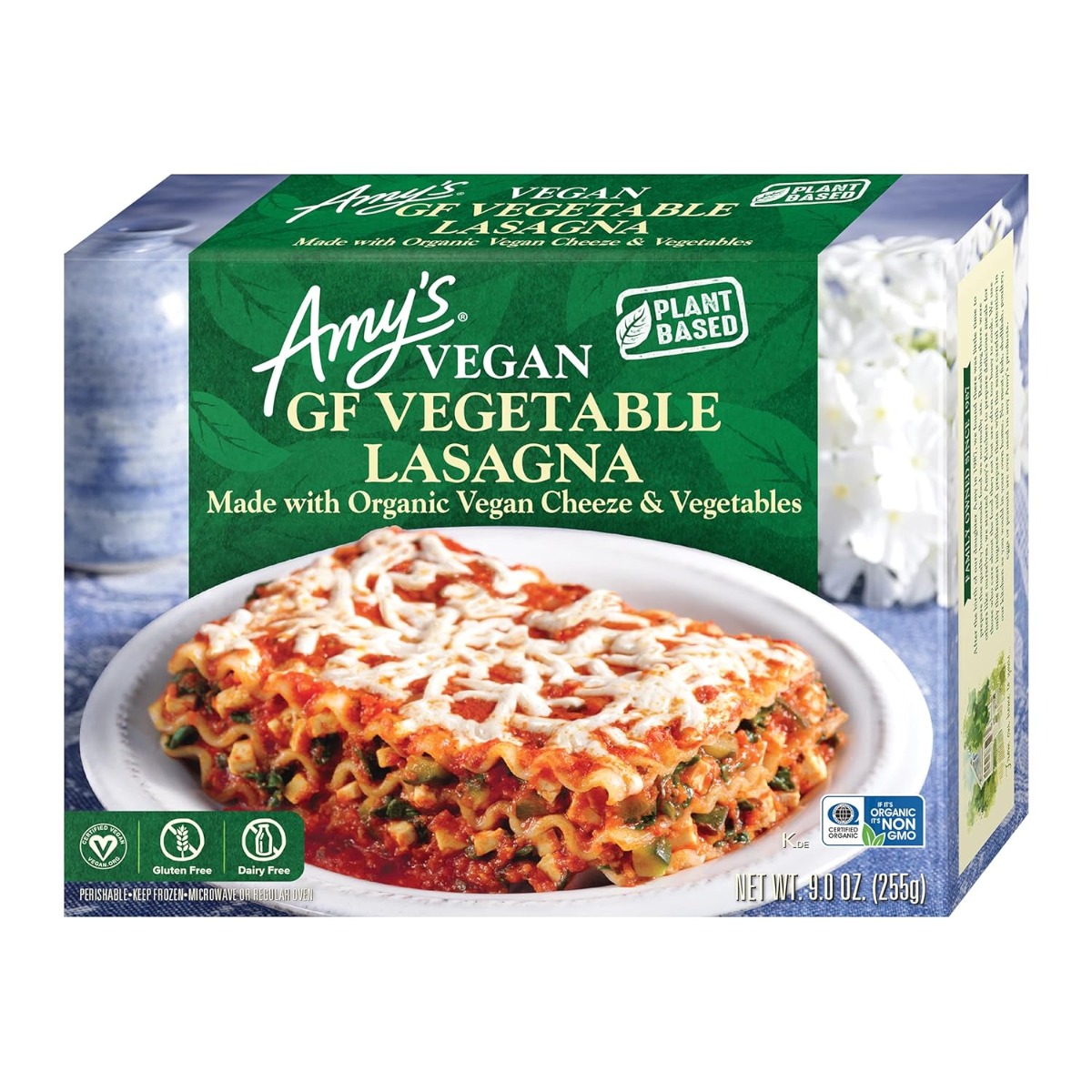 AMY'S: Vegan Gluten Free Vegetable Lasagna, 9 oz