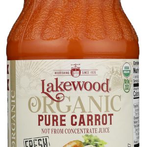 LAKEWOOD ORGANIC: Pure Carrot Juice, 32 oz