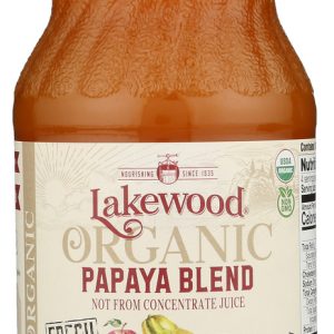 LAKEWOOD ORGANIC: Papaya 100% Juice Blend, 32 oz