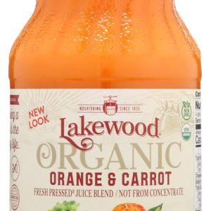 LAKEWOOD: Organic Orange & Carrot Juice, 32 Oz