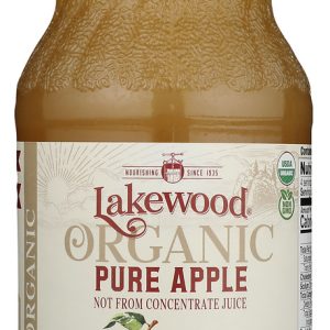 LAKEWOOD ORGANIC: Pure Unfiltered Apple Juice, 32 oz